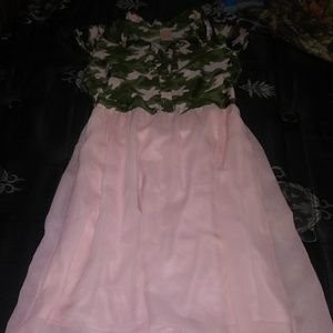 Faded glory camo dress.... Size 10-12 girls